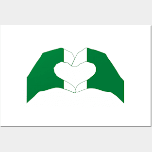 We Heart Nigeria Patriot Flag Series Posters and Art